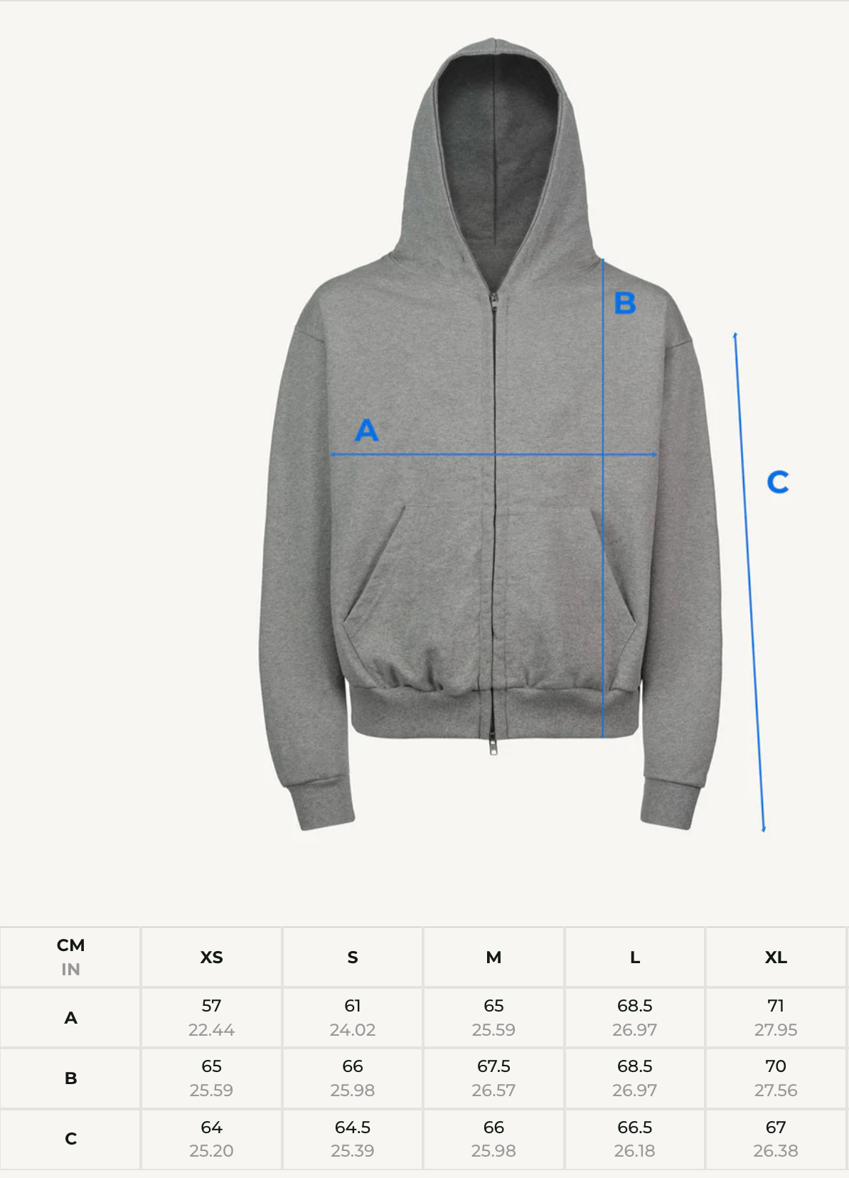 Extra Heavy Core Dual Zip Hoodie